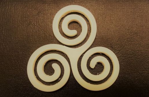 Símbolo de triskelion celta